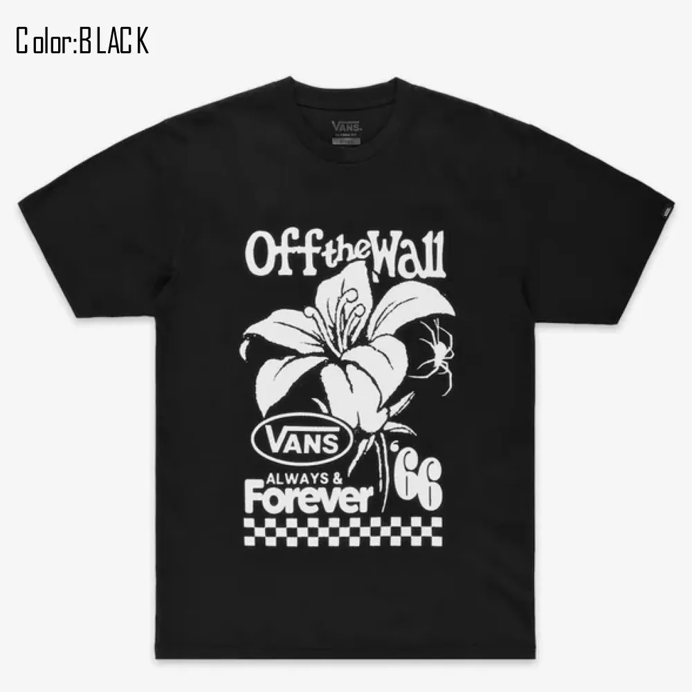 VANS  |Unisex Street Style U-Neck Cotton Short Sleeves Logo