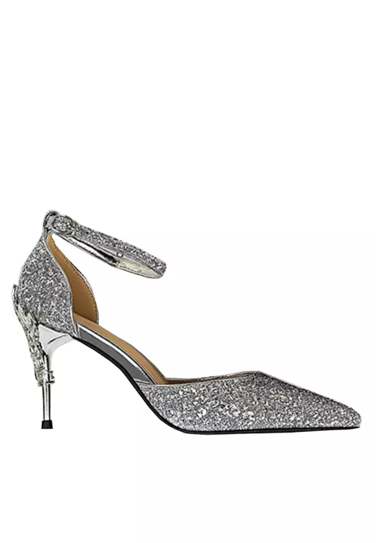 VANSA D'orsay Sequins Evening and Bridal Shoes VSW-P283A5