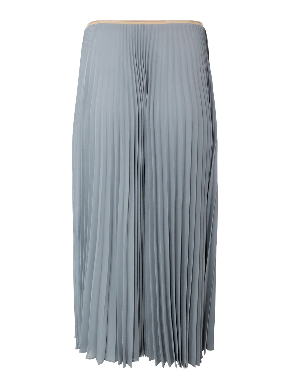 Vince Draped Pleated Skirt in Lake Stone