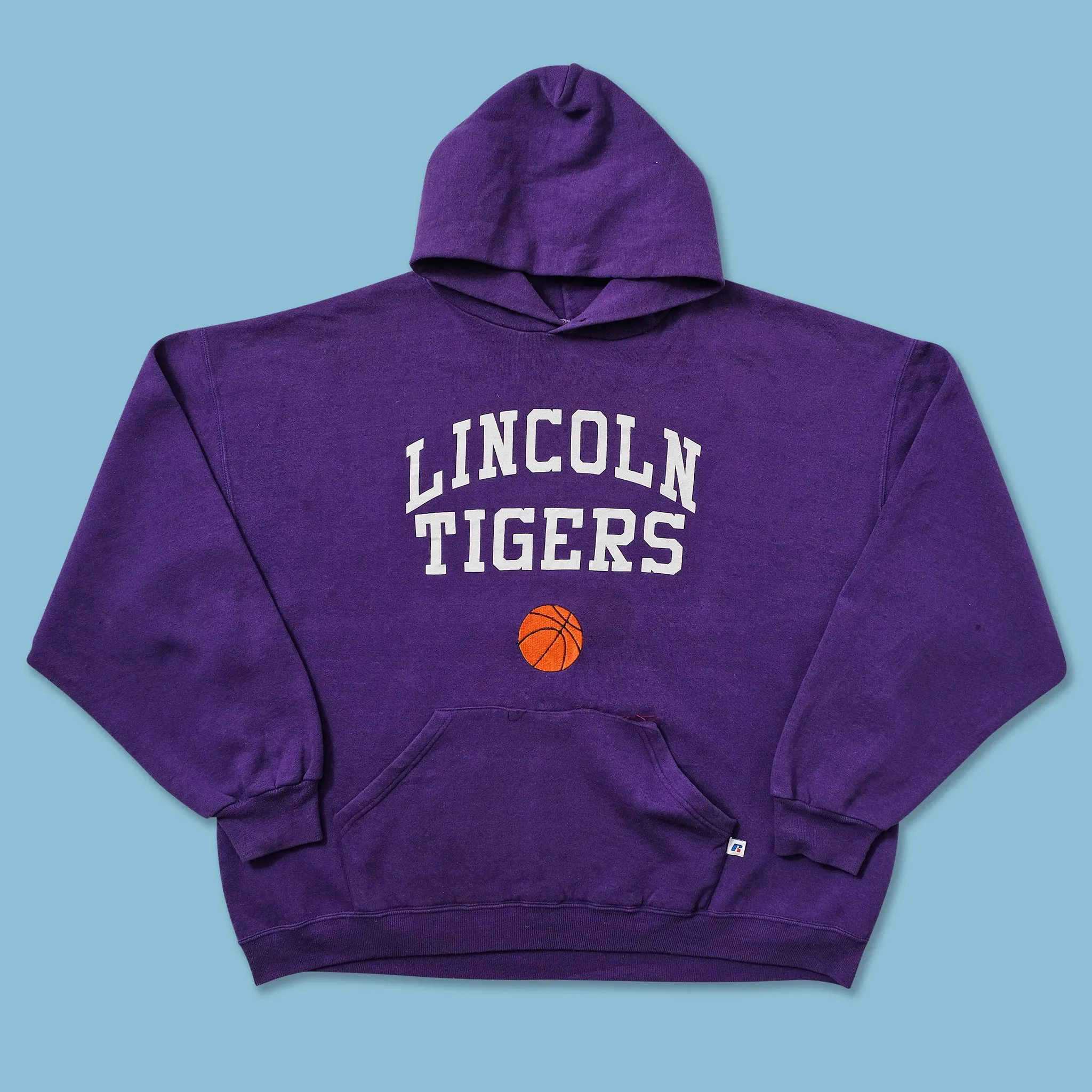 Vintage Russell Athletic Lincoln Tigers Hoody XXL