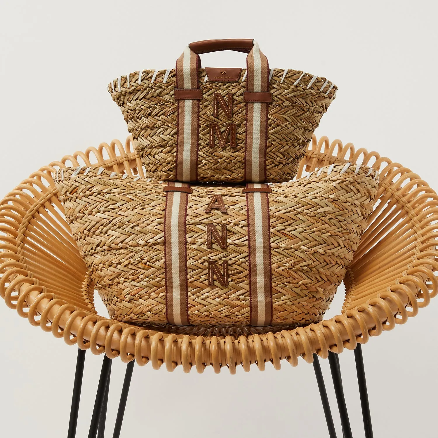 Walton Large Basket Bag-              