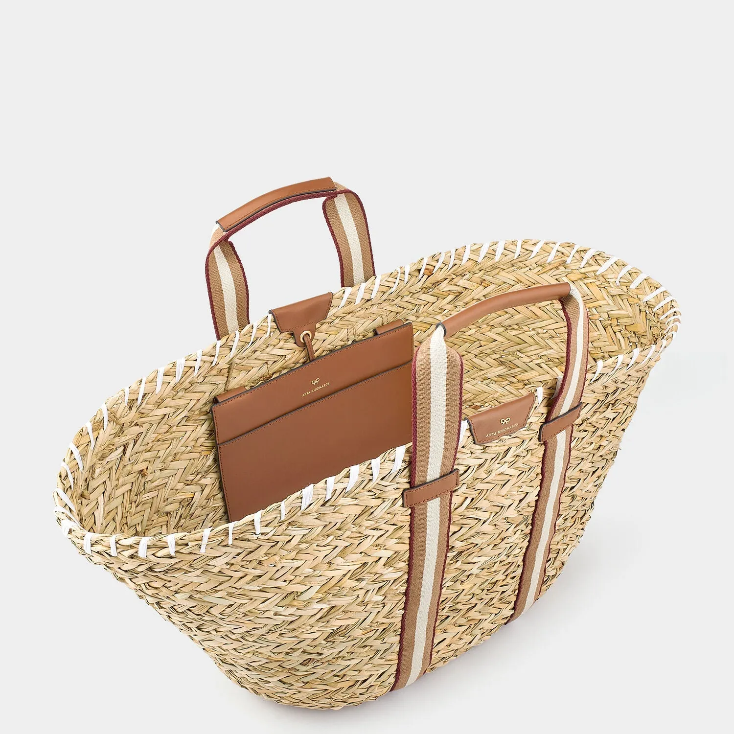 Walton Large Basket Bag-              