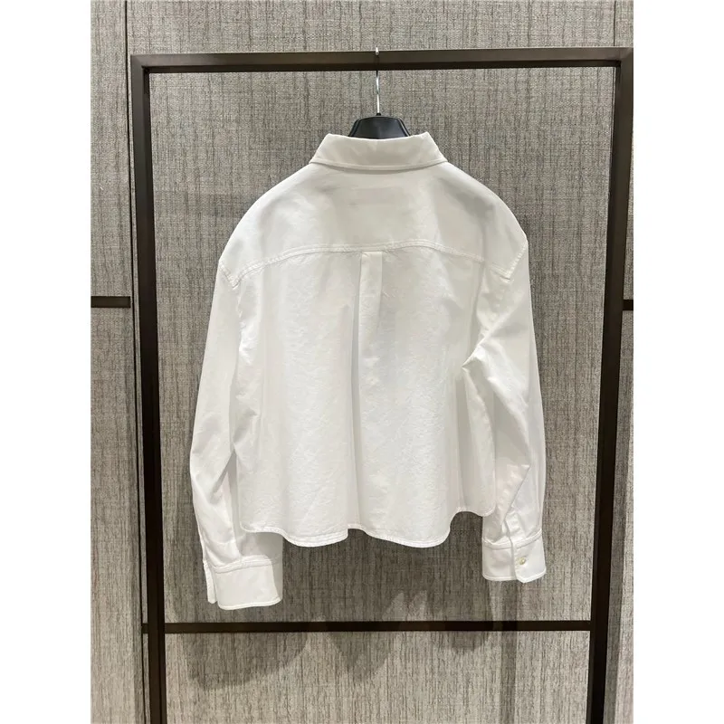 Weekend Max Mara  |Casual Style Long Sleeves Plain Cotton Office Style