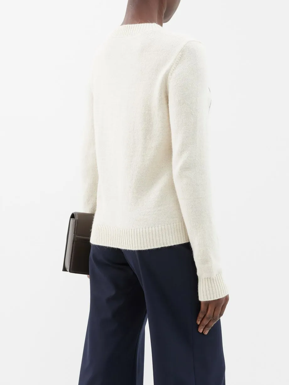 Weekend Max Mara  |Crew Neck Casual Style Unisex Wool Street Style Long Sleeves