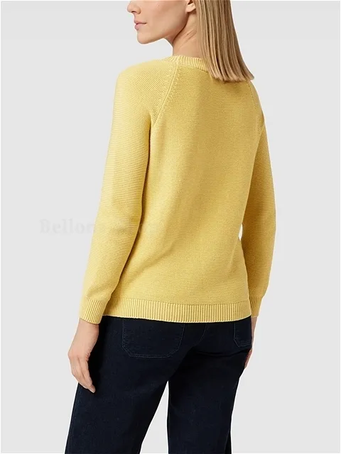 Weekend Max Mara  |Long Sleeves Plain V-neck & Crew neck