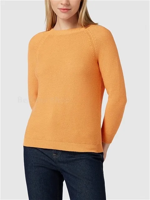 Weekend Max Mara  |Long Sleeves Plain V-neck & Crew neck