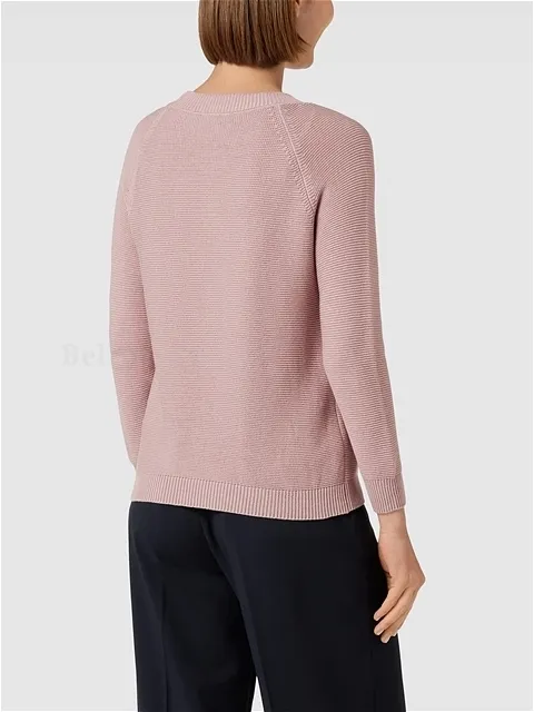 Weekend Max Mara  |Long Sleeves Plain V-neck & Crew neck