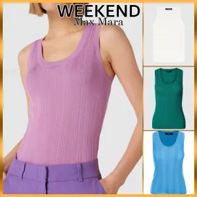 Weekend Max Mara  |Plain V-neck & Crew neck