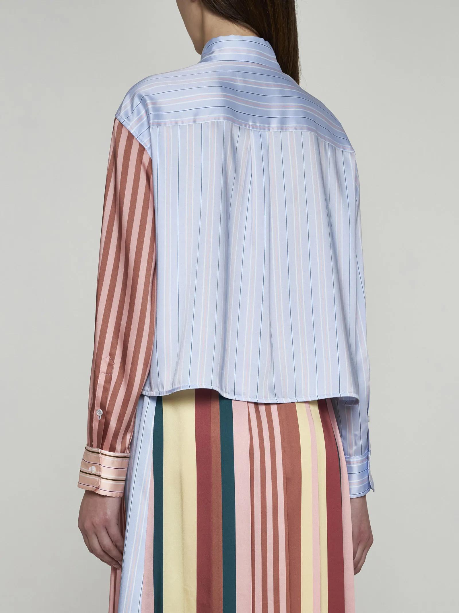 Weekend Max Mara  |Stripes Casual Style Street Style Long Sleeves Office Style