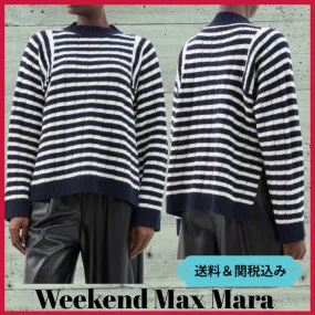 Weekend Max Mara  |Stripes Casual Style Unisex Wool Street Style Long Sleeves