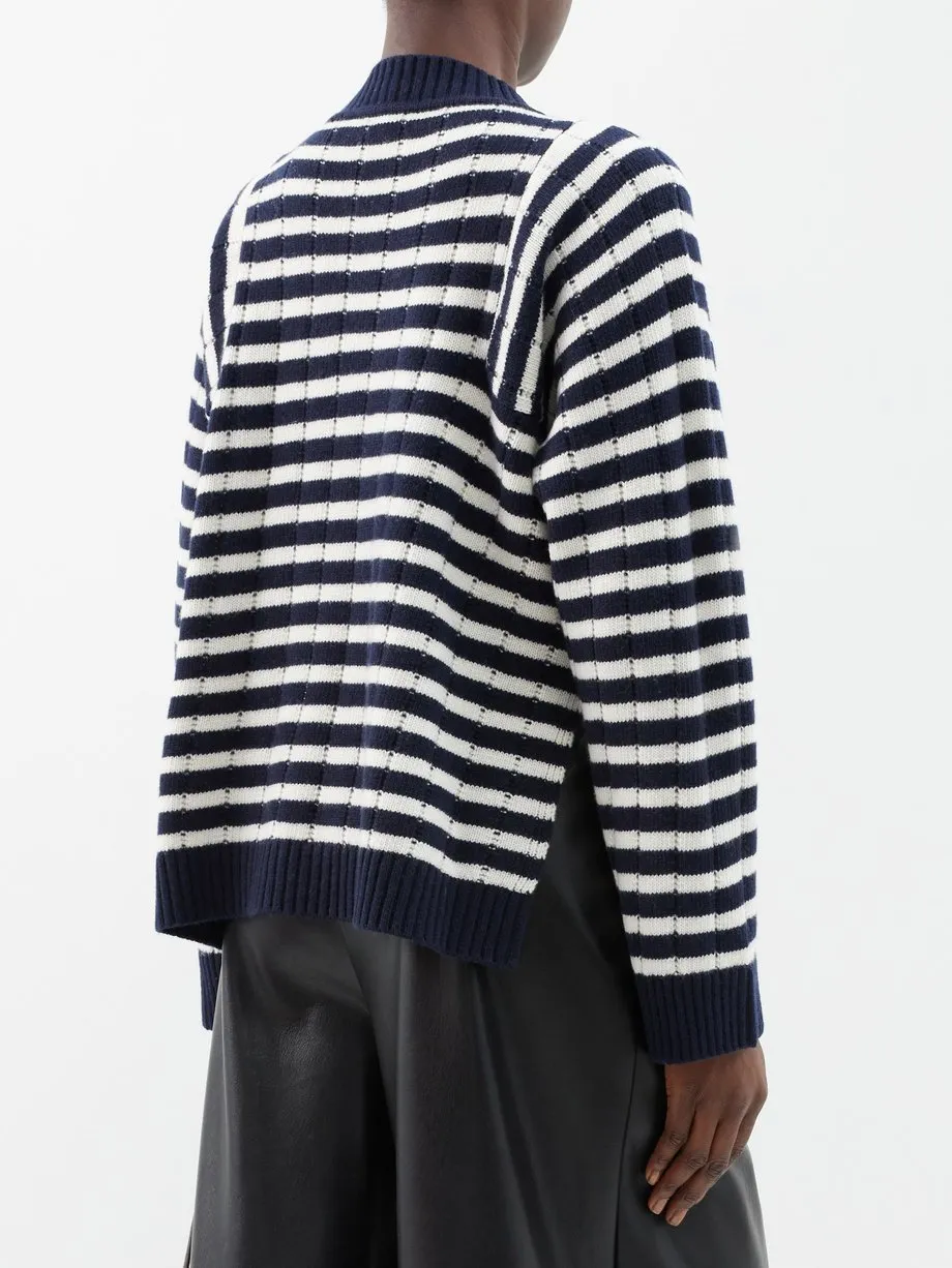 Weekend Max Mara  |Stripes Casual Style Unisex Wool Street Style Long Sleeves