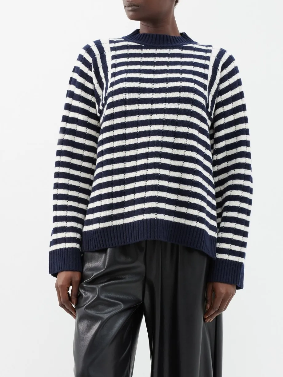 Weekend Max Mara  |Stripes Casual Style Unisex Wool Street Style Long Sleeves