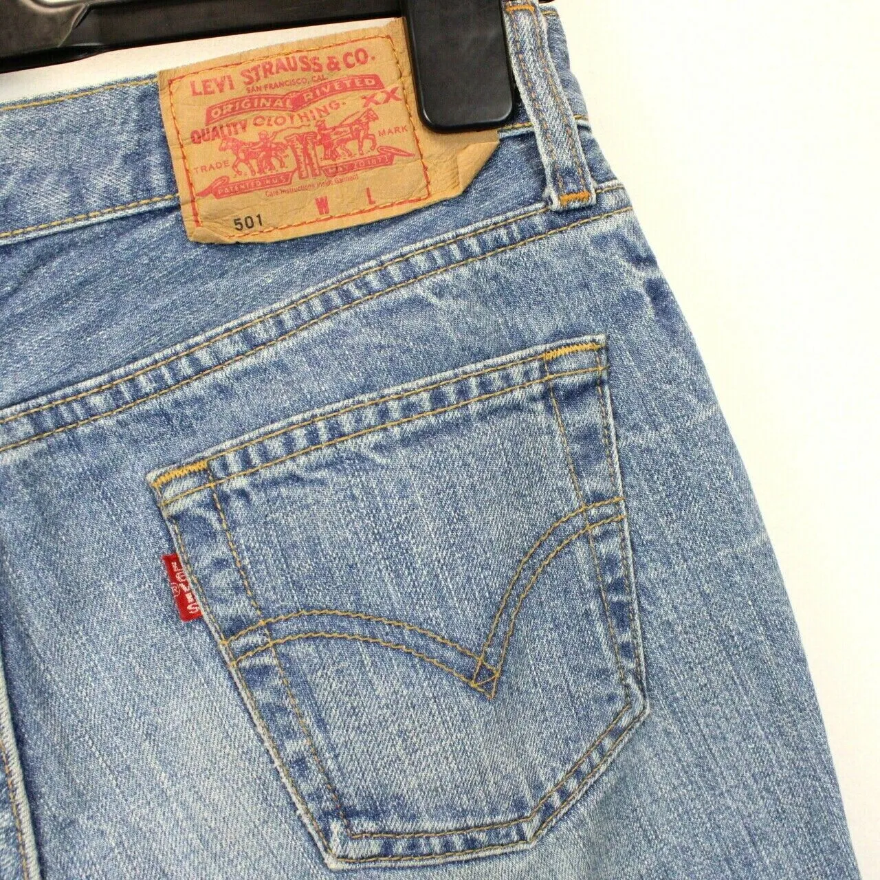 Womens LEVIS 501 Jeans Light Blue | W27 L31