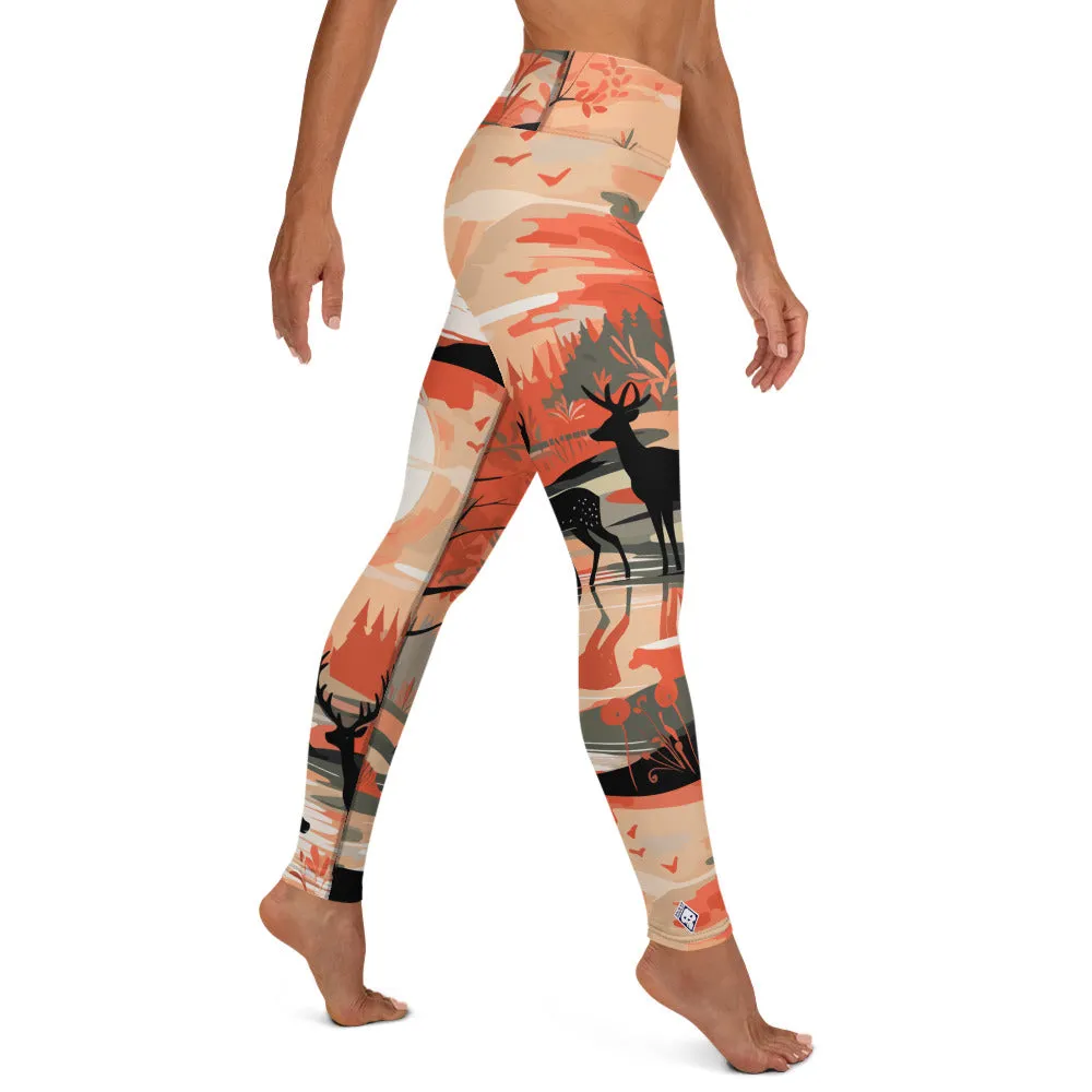 Women's Yoga Pants Workout Leggings - Dear Forest