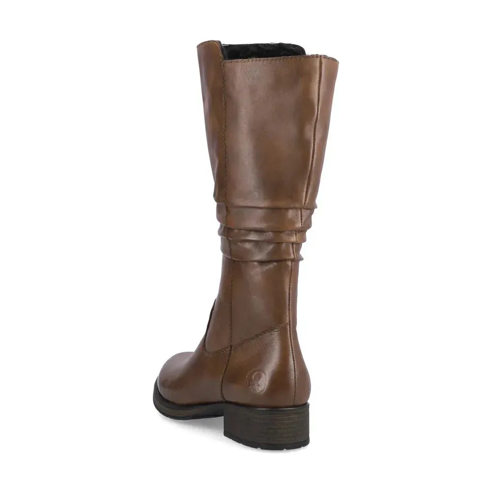 Z9563-22 Faith Tall Boots - Chestnut