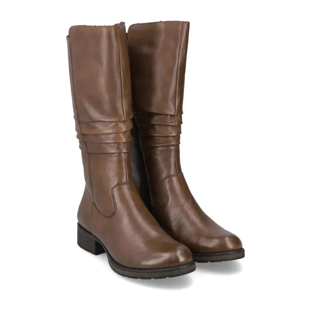 Z9563-22 Faith Tall Boots - Chestnut