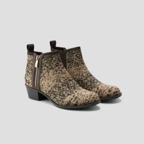   Zip Up Western Ankle Boots (Taylor)